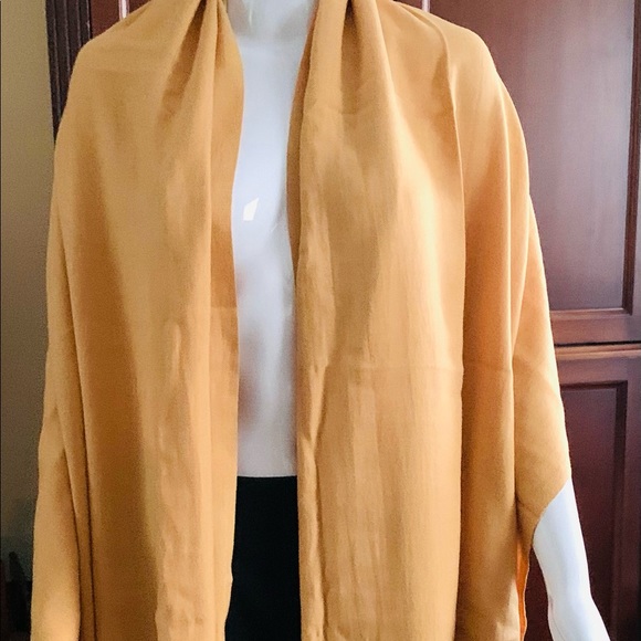 Beatiful soft Natural tan color pashmina shawl XL - Picture 4 of 4